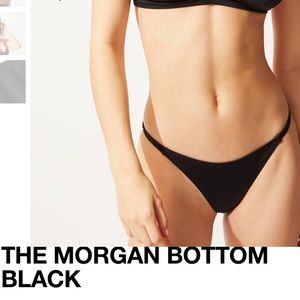 Solid&Striped Black Morgan Bikini Bottom